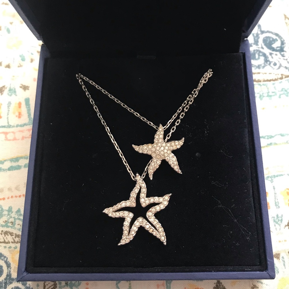 BEAUTIFUL Swarovski Starfish Necklace
